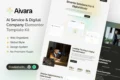 Aivara - AI Service & Digital Company Elementor Template Kit preview