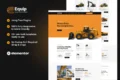 Equip - Heavy Equipment Rental Elementor Template Kit preview
