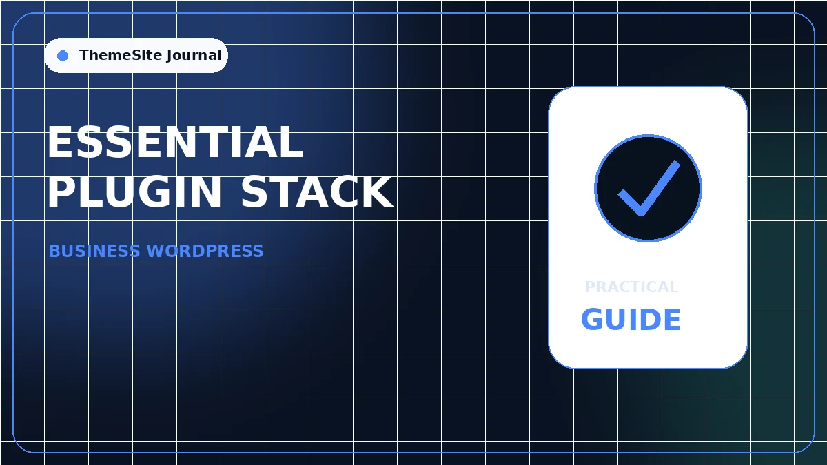 Essential WordPress Plugins for a Business Website: A Practical Stack featured guide image
