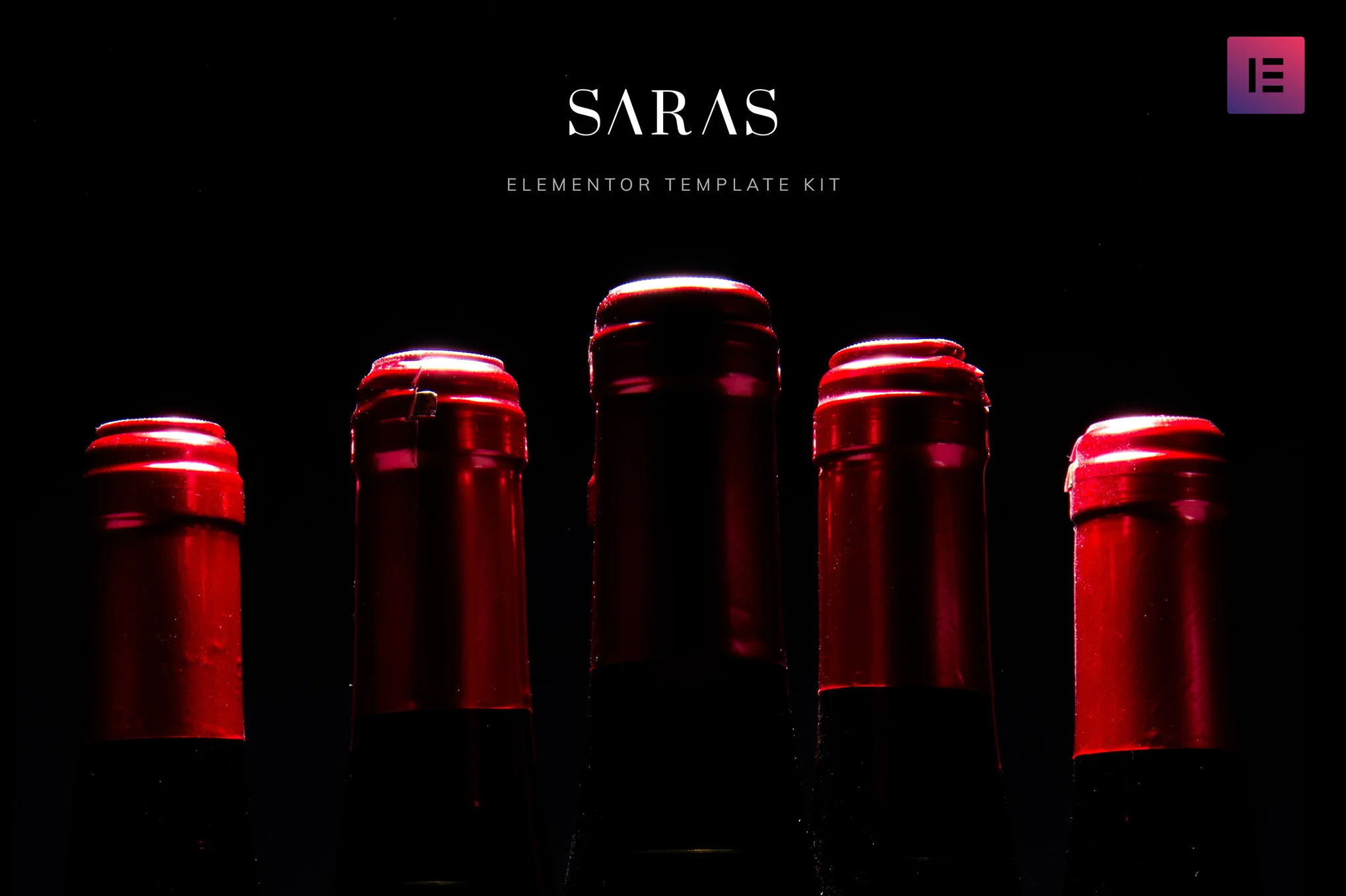 Saras - Wine Template Kit preview