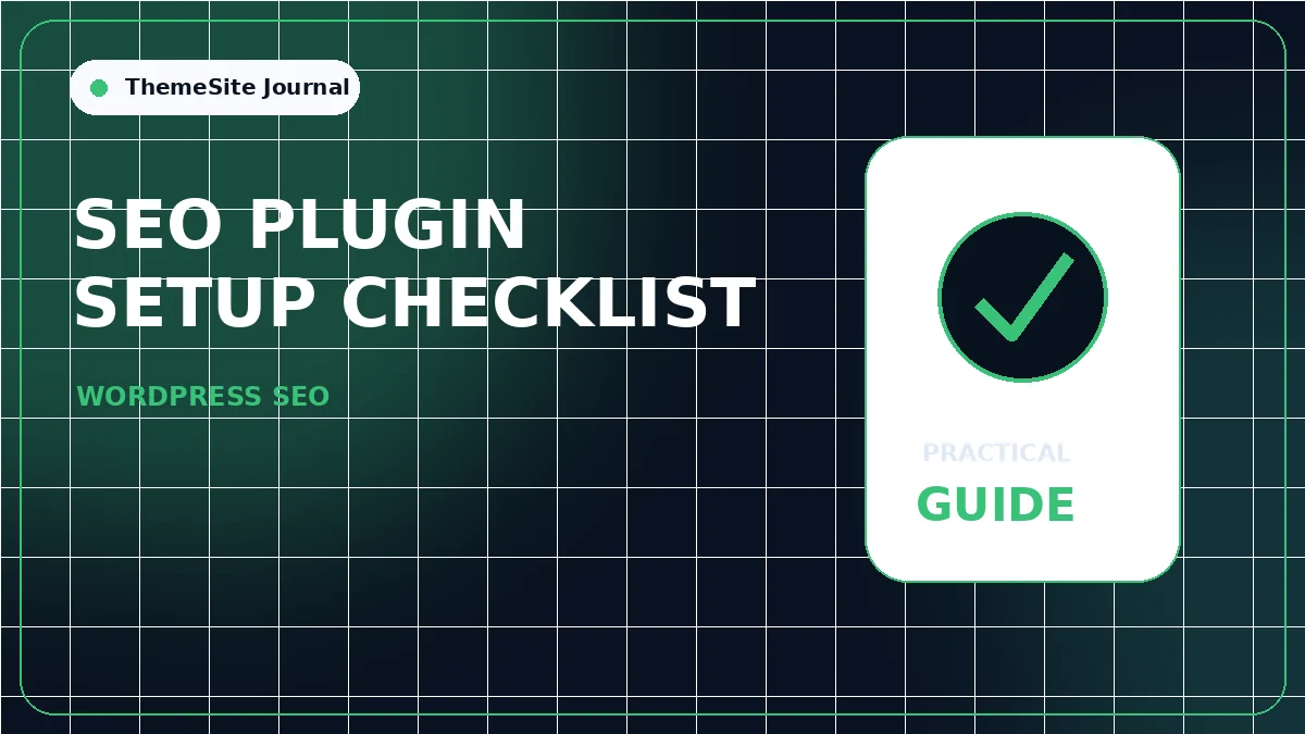 WordPress SEO Plugin Setup Checklist: From Installation to Indexing featured guide image