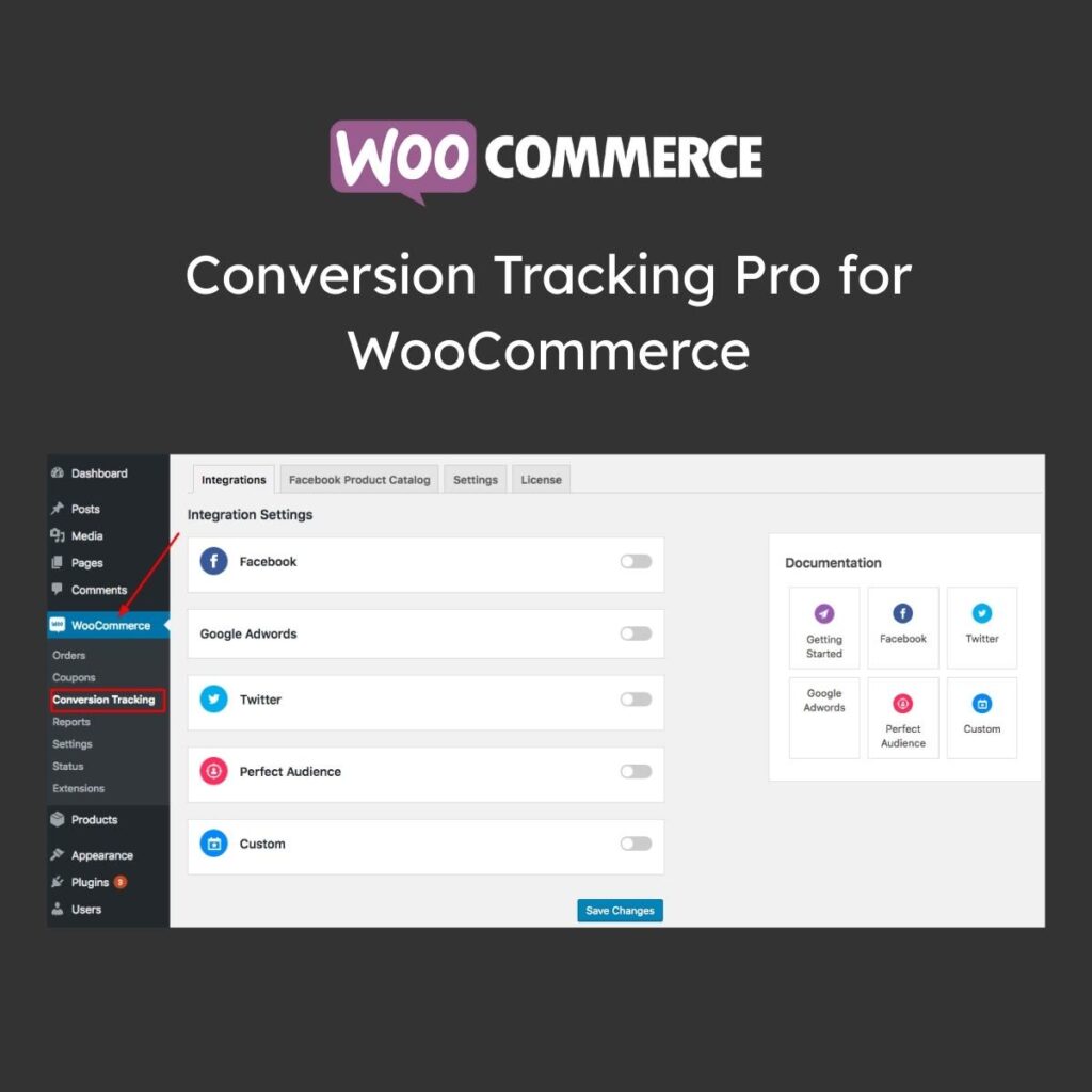 Conversion Tracking Pro for WooCommerce WordPress plugin preview