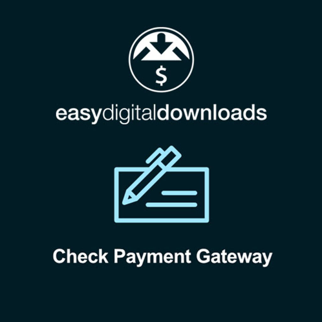 Easy Digital Downloads Check Payment Gateway WordPress plugin preview