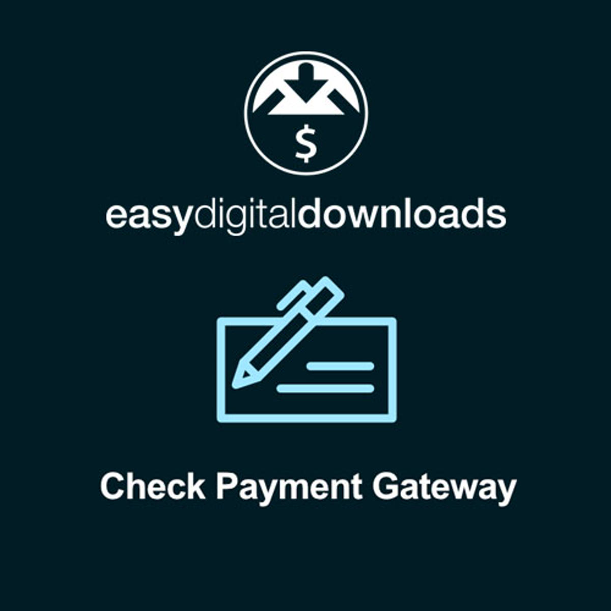 Easy Digital Downloads Check Payment Gateway WordPress plugin preview