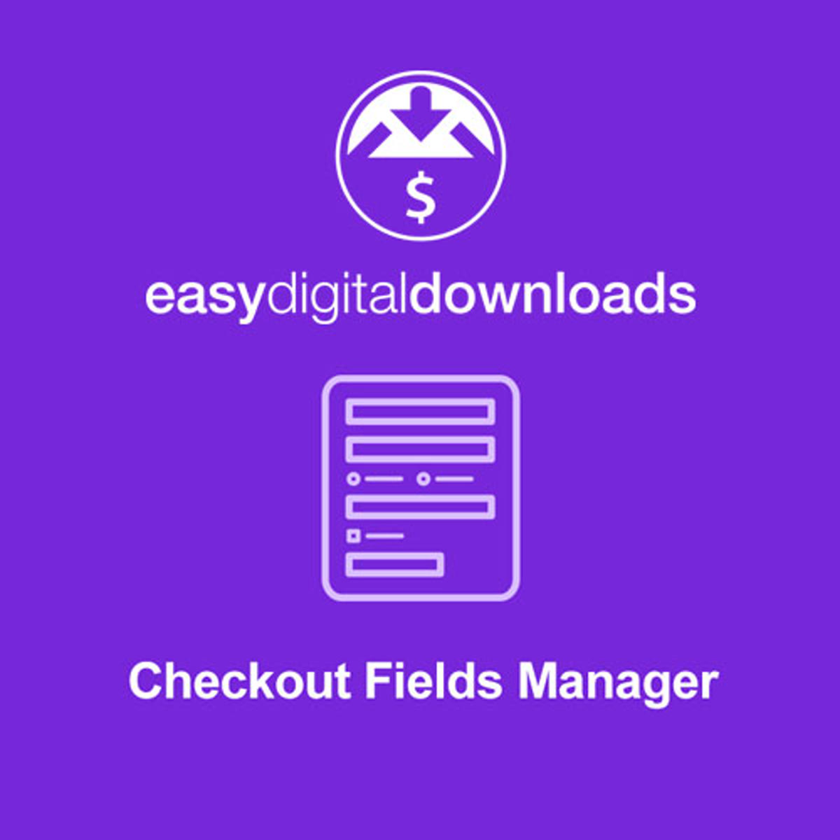 Easy Digital Downloads Checkout Fields Manager WordPress plugin preview