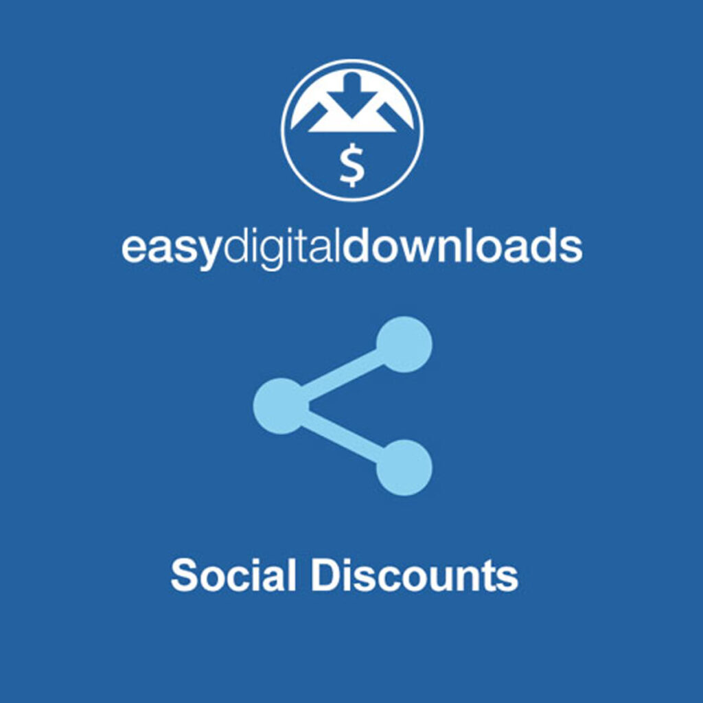 Easy Digital Downloads Social Discounts WordPress plugin preview