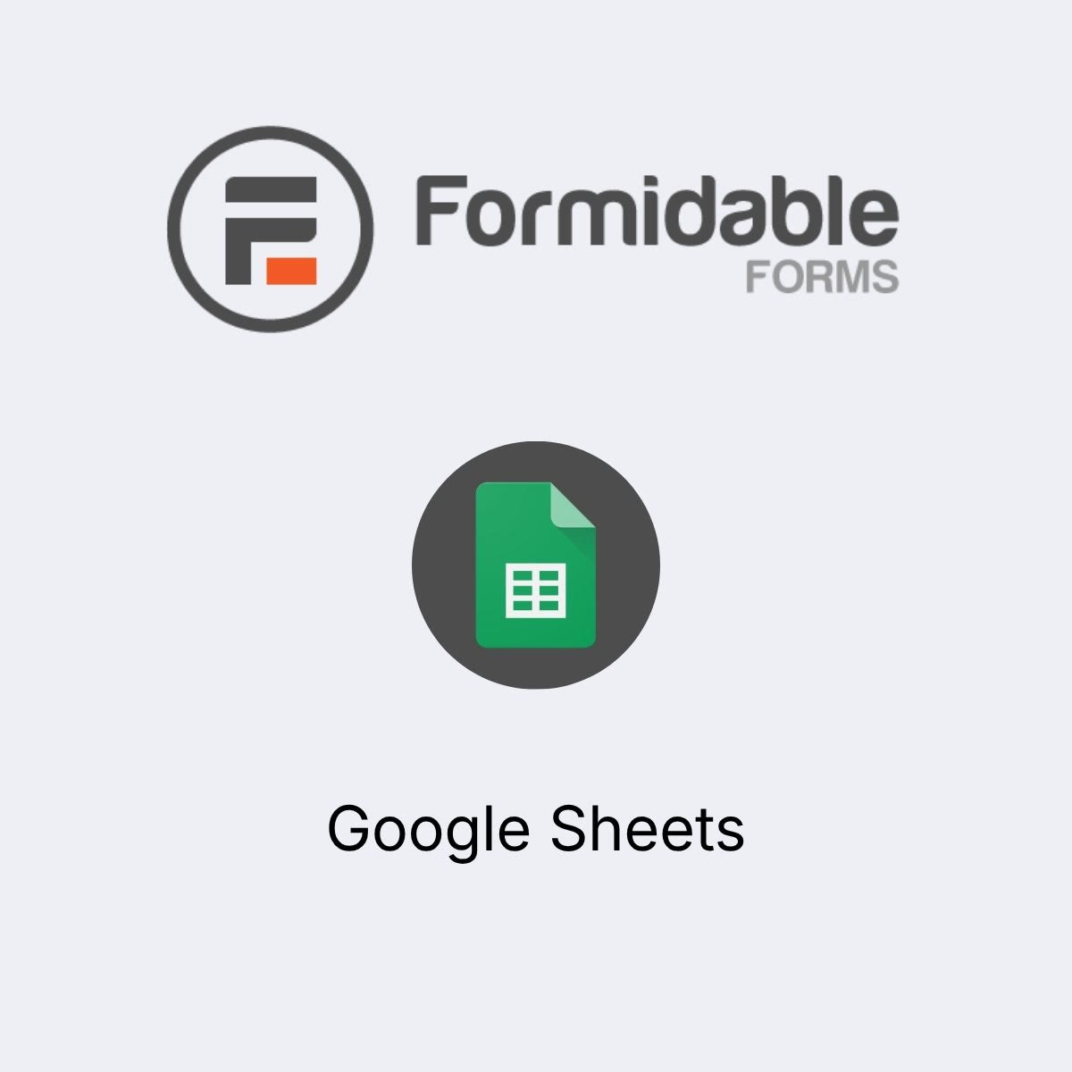 Formidable Forms - Google Sheets WordPress plugin preview