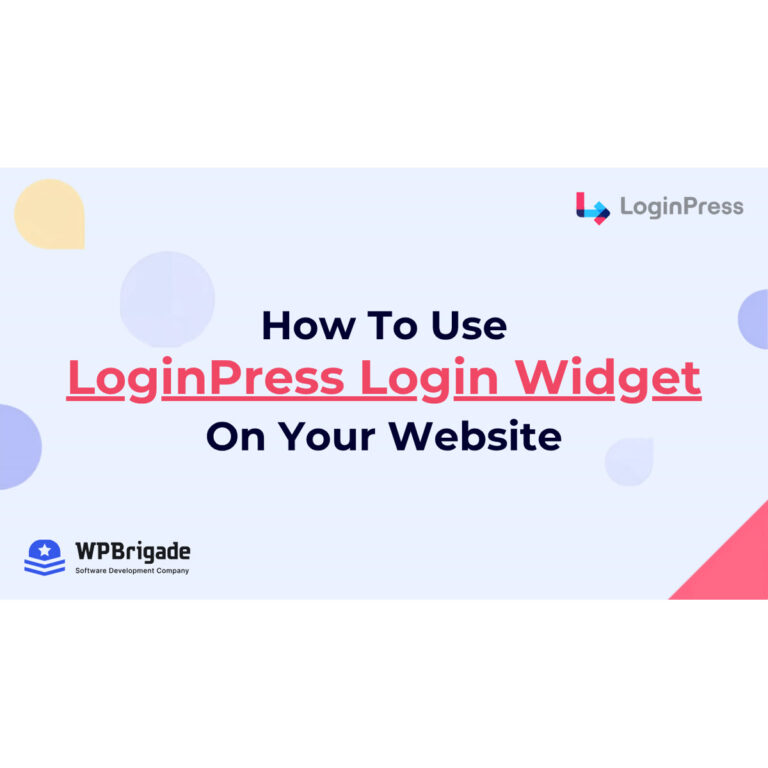 LoginPress Login Widget WordPress plugin preview