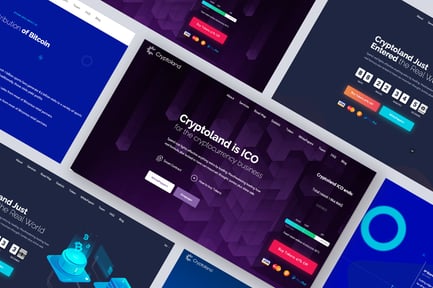Cryptoland – Cryptocurrency WordPress Theme preview