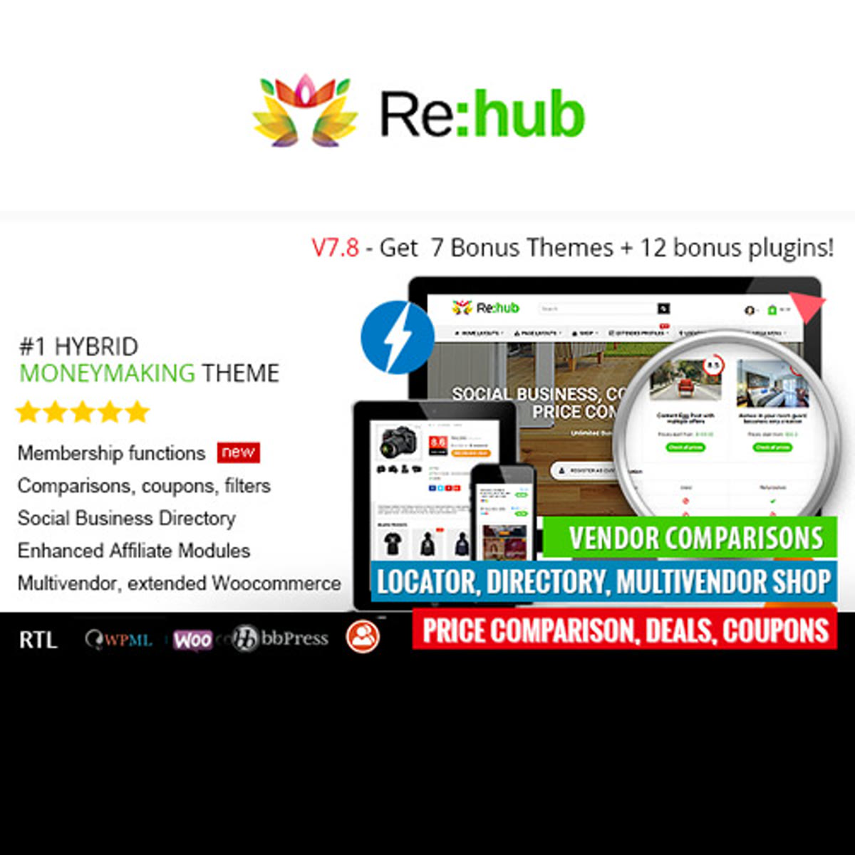 REHub Affiliate Marketplace Theme preview