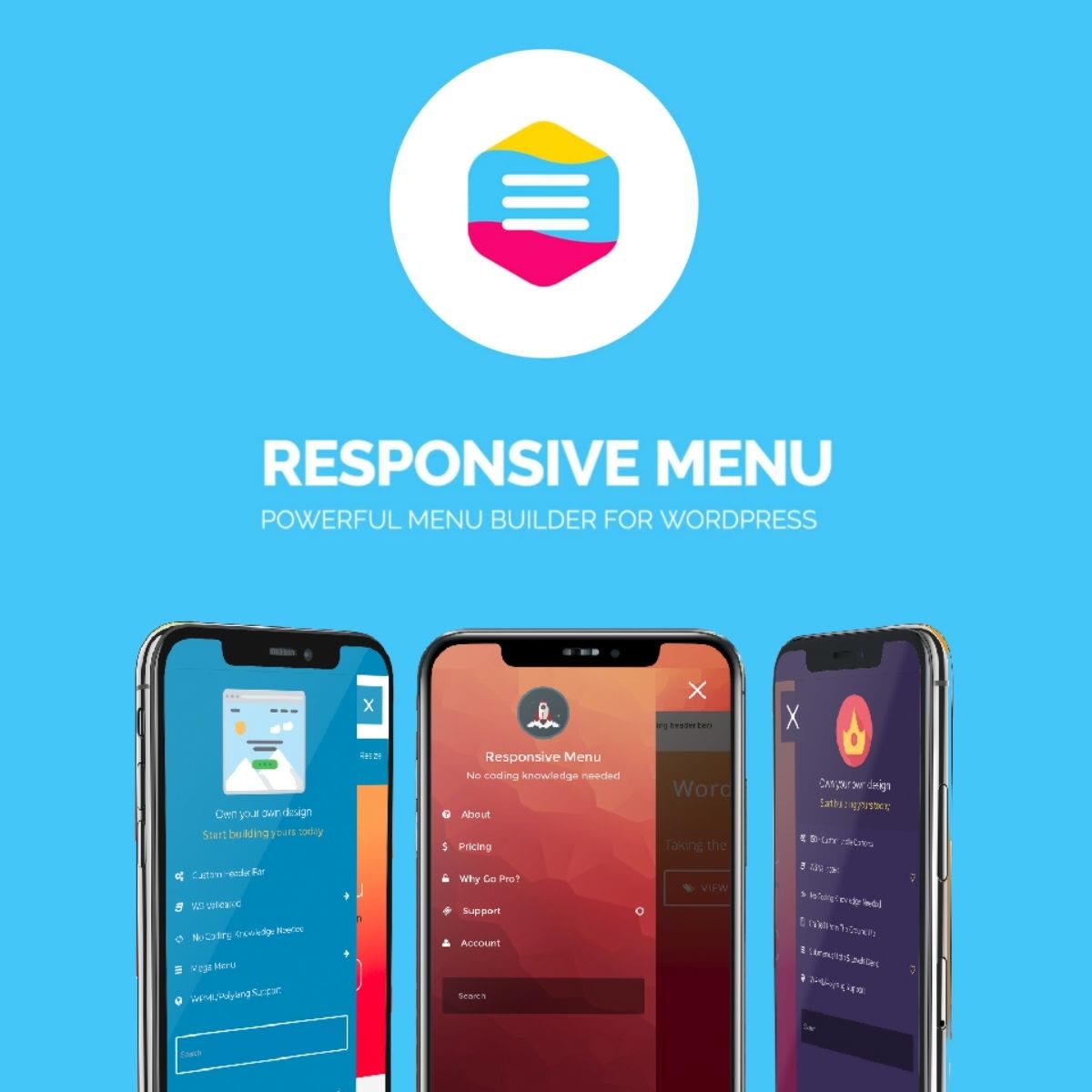 Responsive Menu Pro WordPress plugin preview