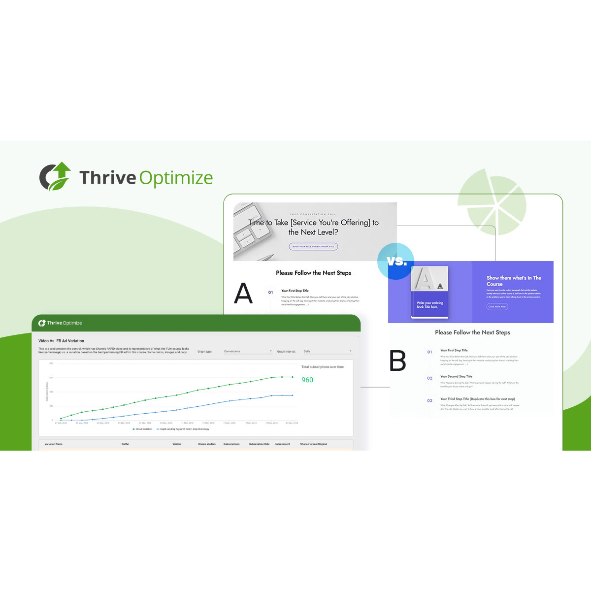 Thrive Optimize WordPress plugin preview