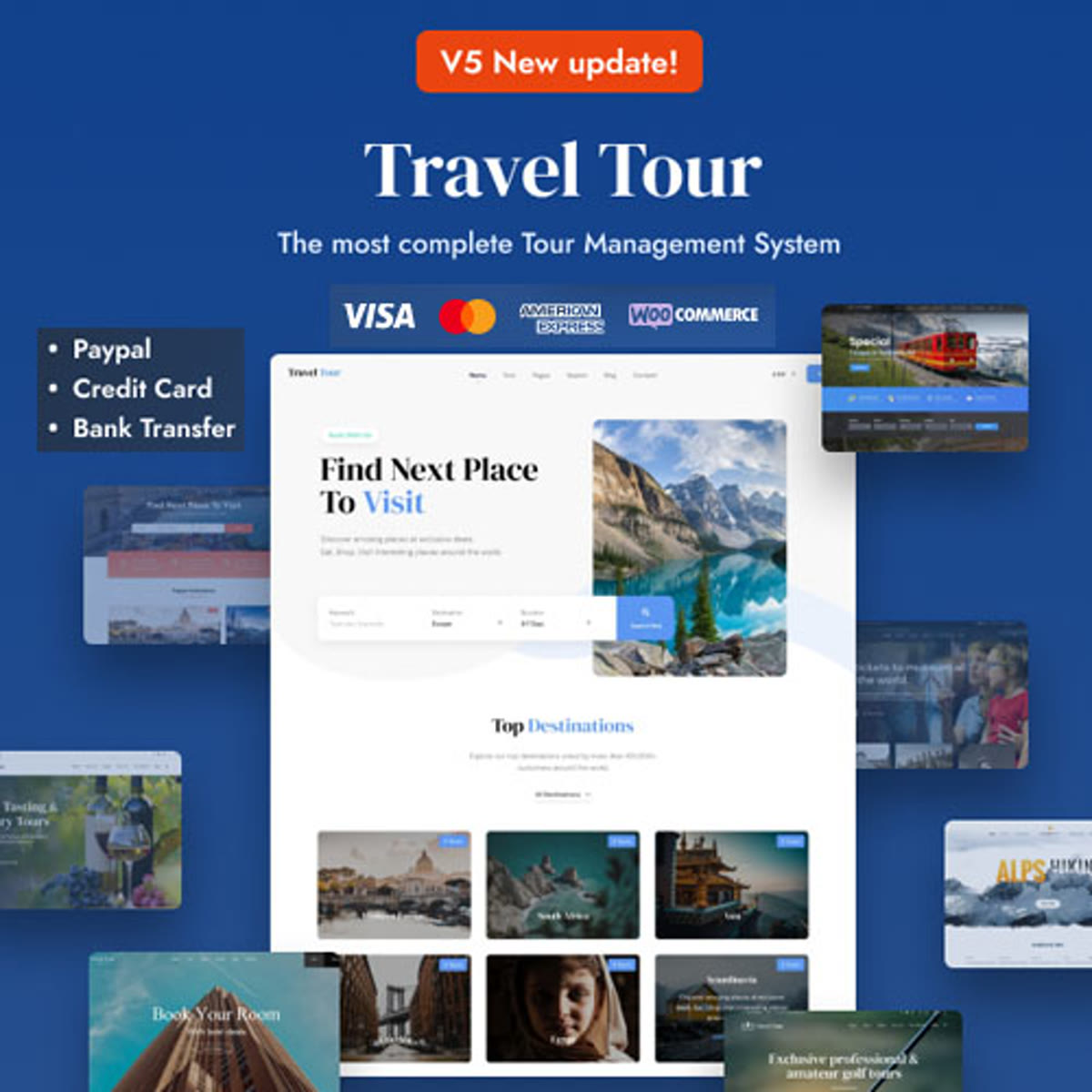 Travel Tour - Travel Booking WordPress WordPress plugin preview