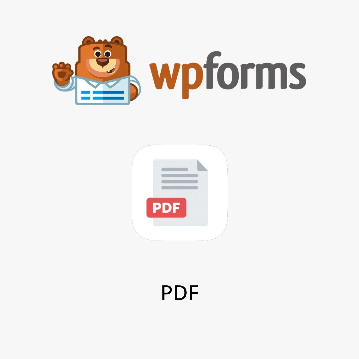 WPForms - PDF WordPress plugin preview