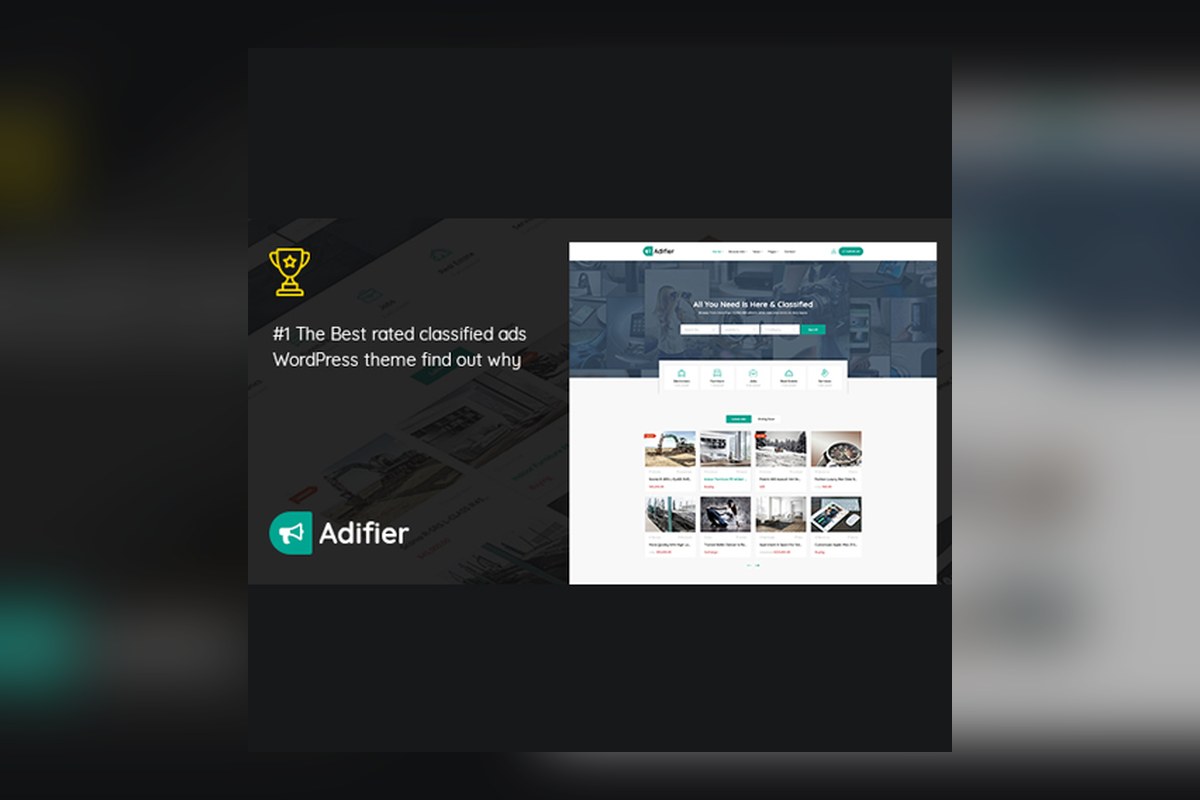 Adifier - Classified Ads WordPress Theme theme preview