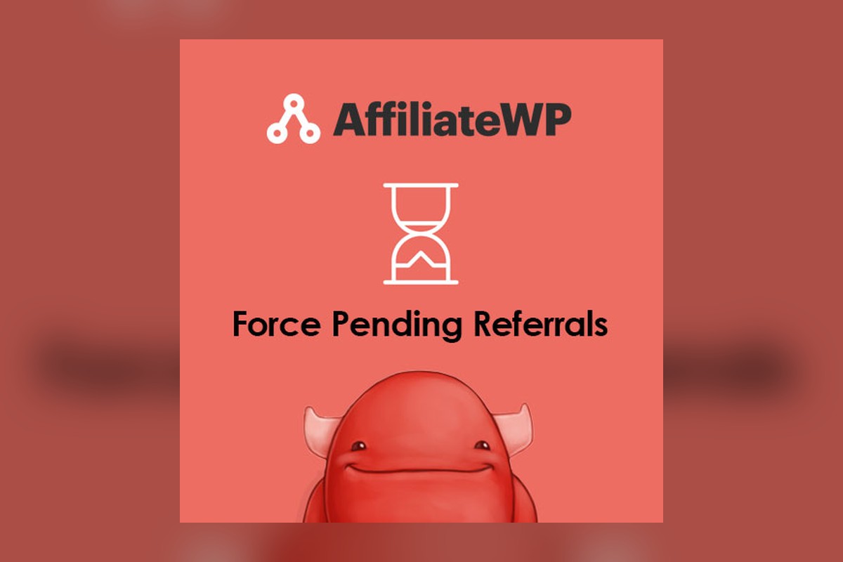 AffiliateWP - Force Pending Referrals WordPress plugin