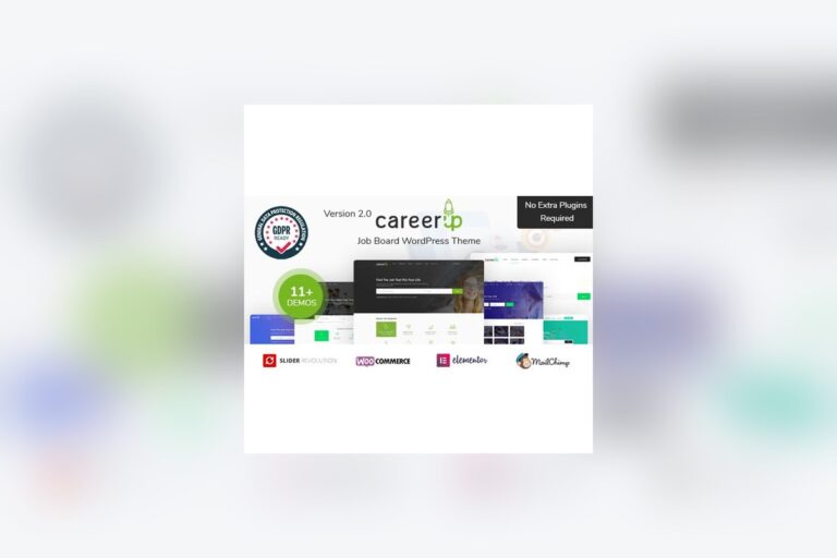 CareerUp - Job Board WordPress Theme theme preview