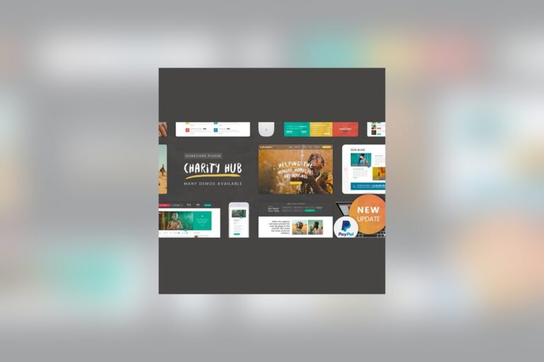 Charity Foundation theme preview