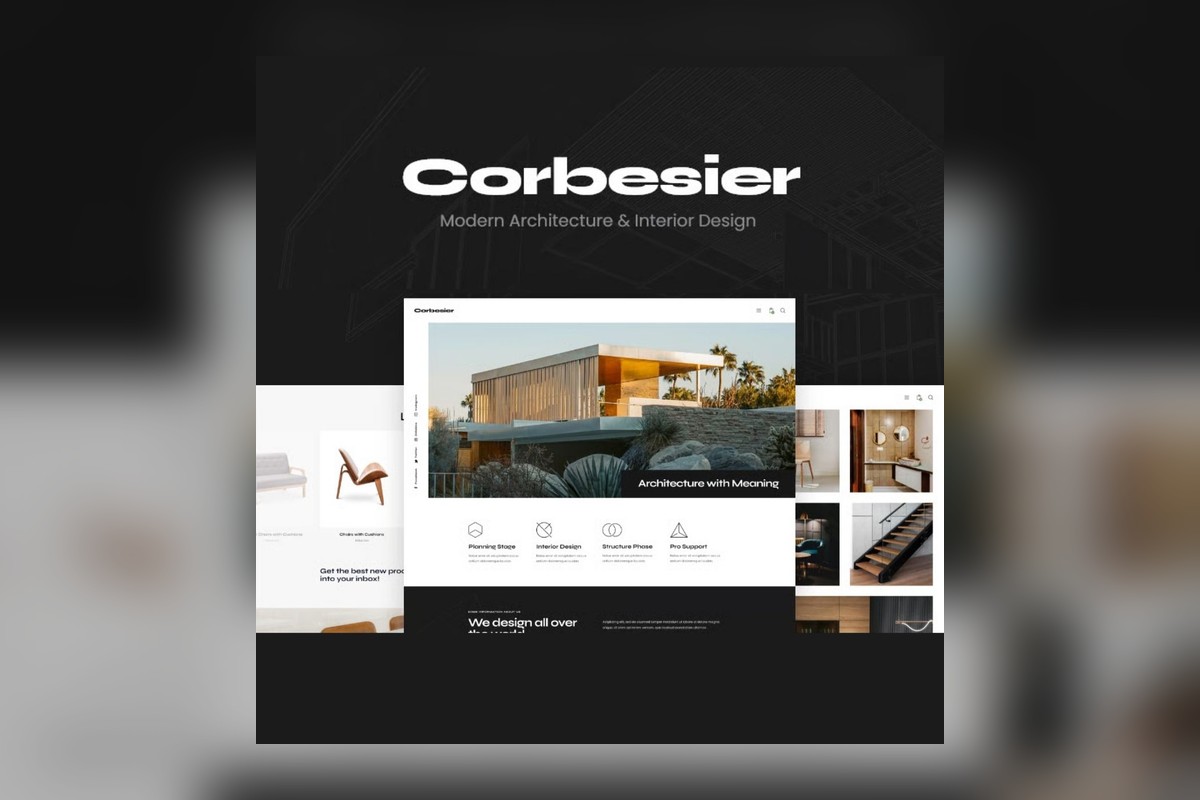 Corbesier - Architecture WordPress Theme theme preview