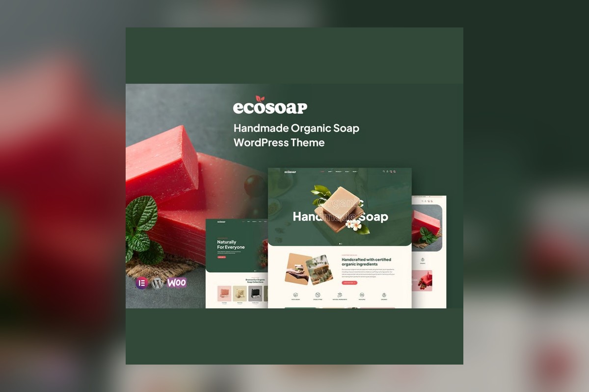 Ecosoap - Handmade Organic Soap WordPress Theme theme preview