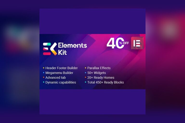 Elements Kit All In One Addons For Elementor Page Builder WordPress plugin preview