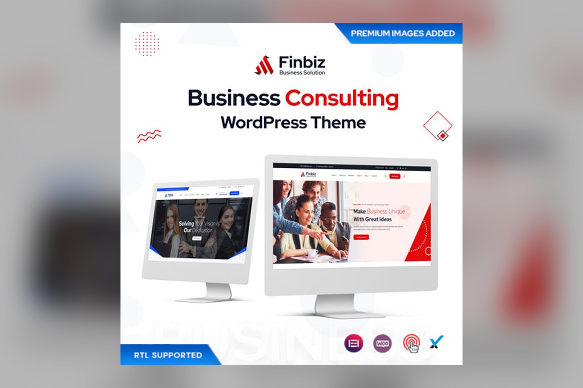 Finbiz - Consulting Business WordPress Theme theme preview