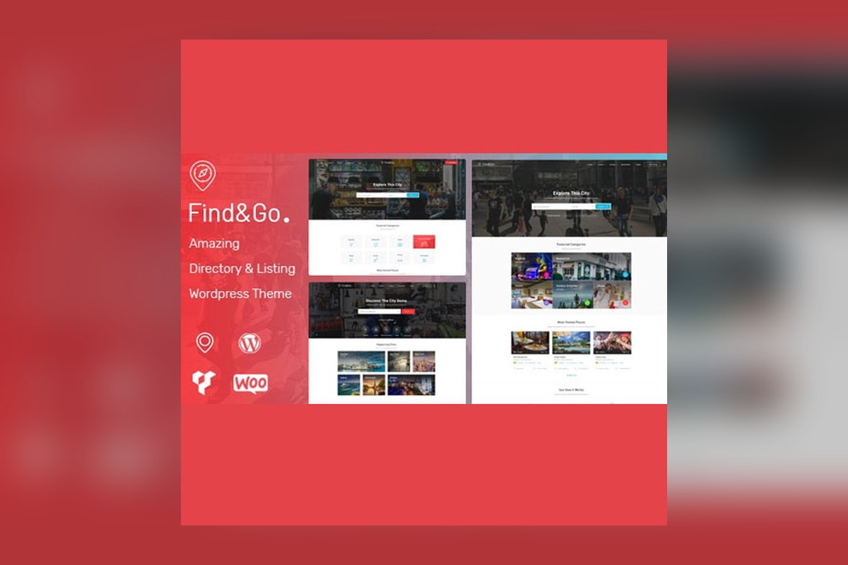 Findgo Directory Listing Wordpress Theme WordPress plugin preview
