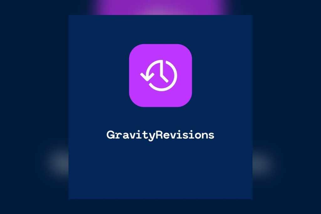 GravityRevisions WordPress plugin