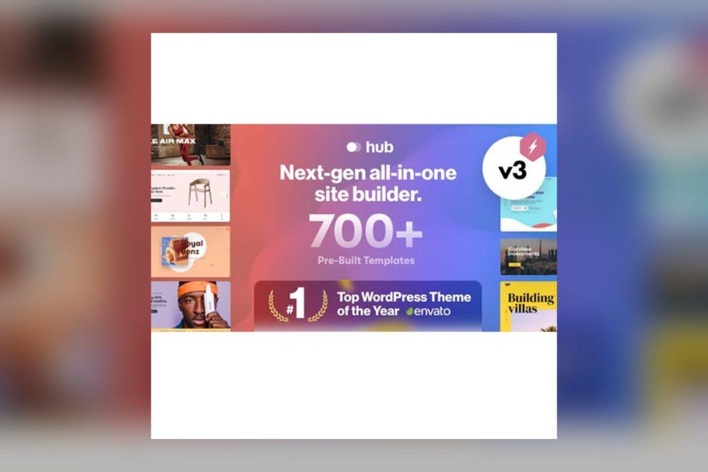 Hub - Responsive Multi-Purpose WordPress Theme theme preview