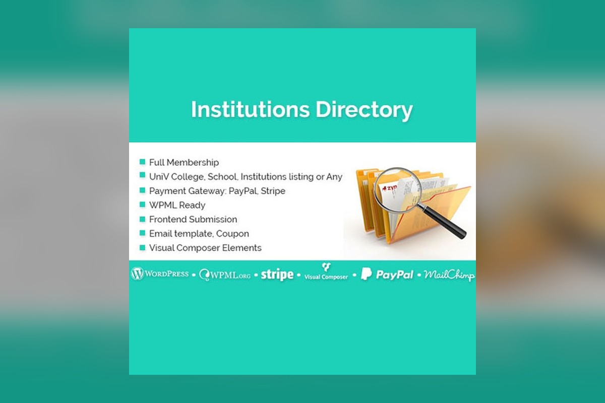 Institutions Directory WordPress plugin