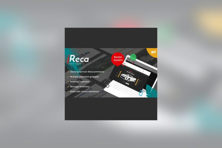 Ireca - Car Rental Boat Bike Vehicle Calendar WordPress Theme theme preview