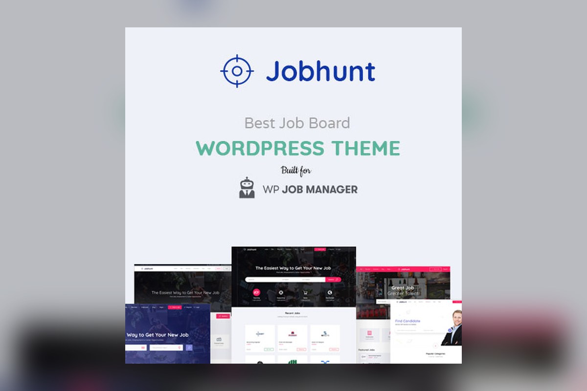 Jobhunt Job Board Wordpress Theme For Wp Job Manager WordPress plugin preview