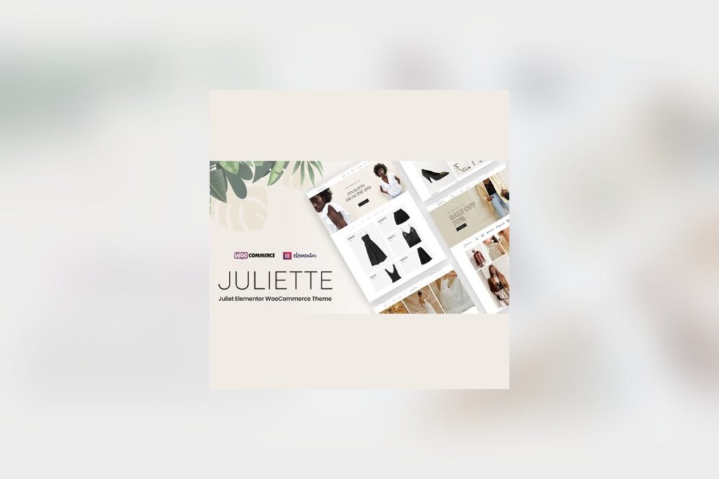 Juliette - Elementor WooCommerce Theme theme preview