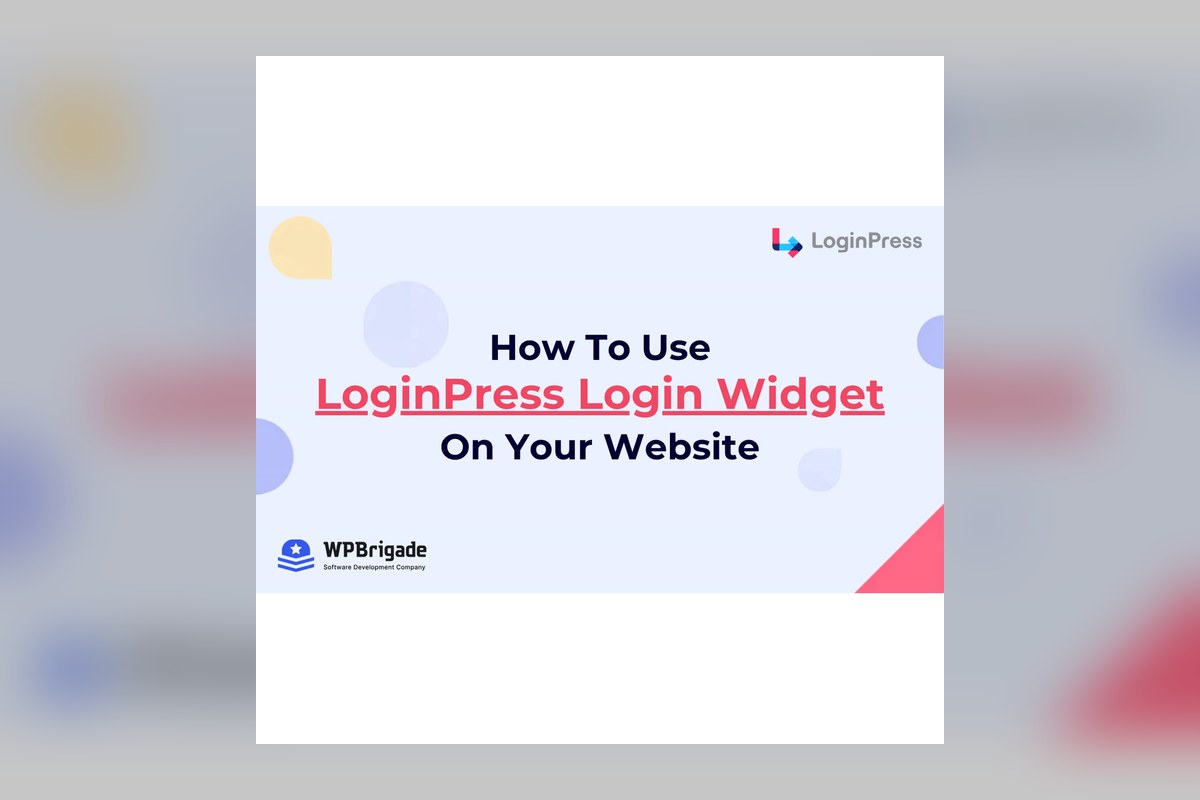 Loginpress Login Widget WordPress plugin preview