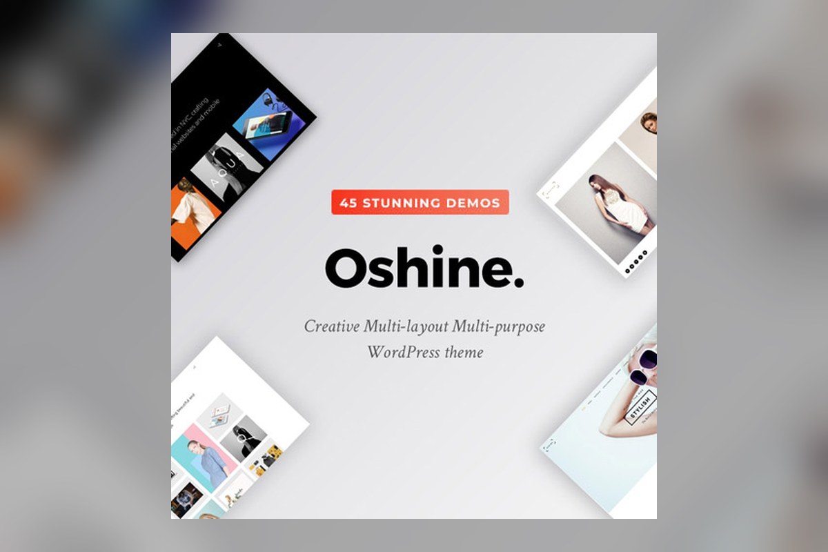 Oshine - Multipurpose Creative Theme theme preview