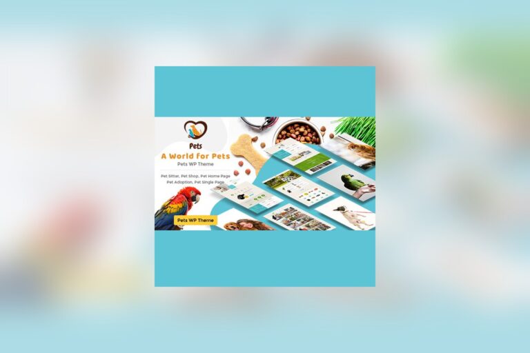 Pet World - Dog Care & Pet Shop WordPress Theme theme preview