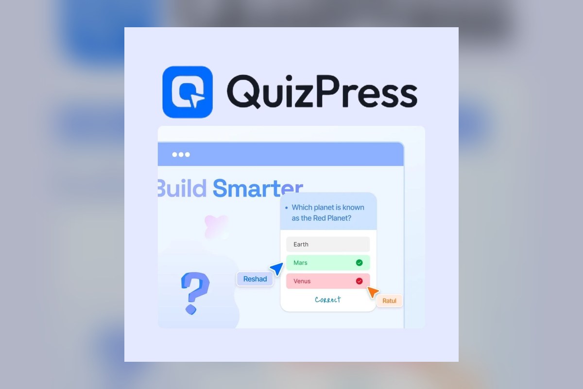 Quizpress Pro WordPress plugin preview