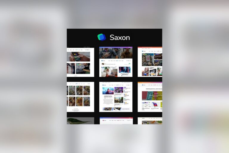 Saxon - Viral Content Blog & Magazine WordPress Theme theme preview