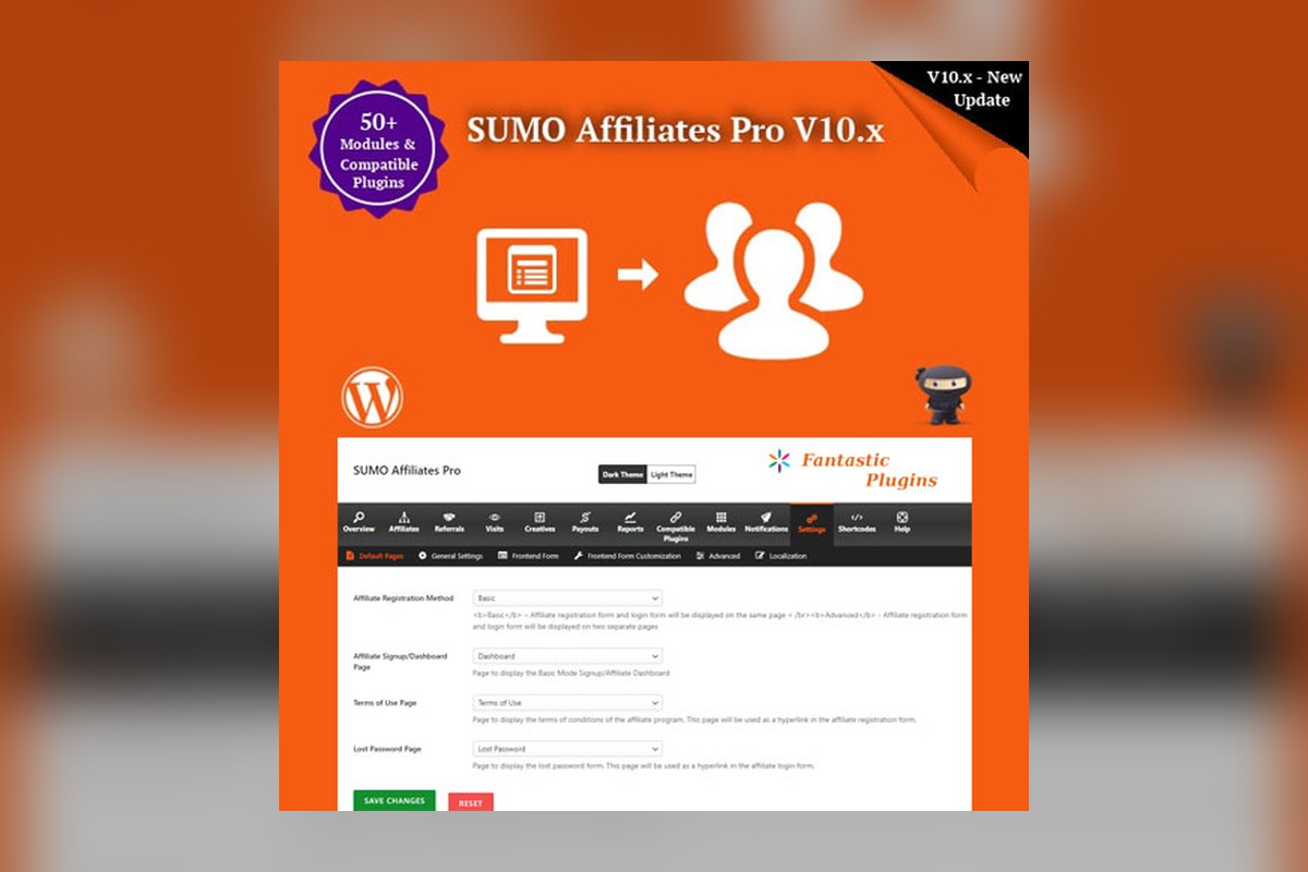SUMO Affiliates Pro - WordPress Affiliate Plugin WordPress plugin