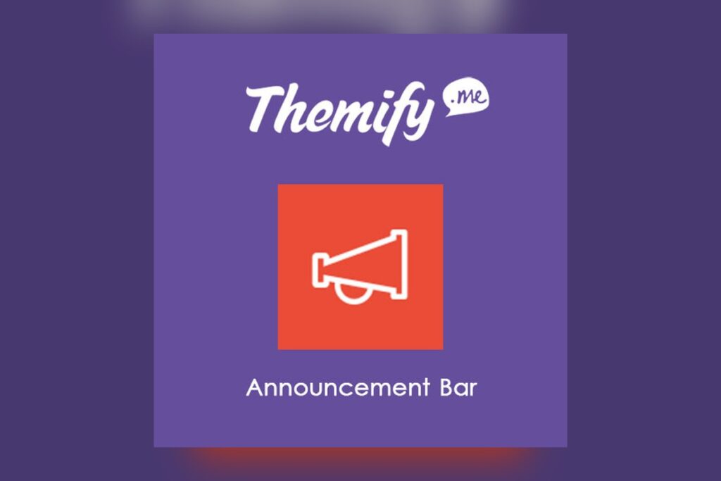 Themify Announcement Bar WordPress plugin