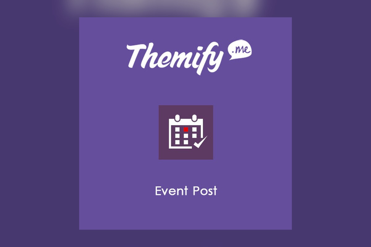 Themify Event Post WordPress plugin