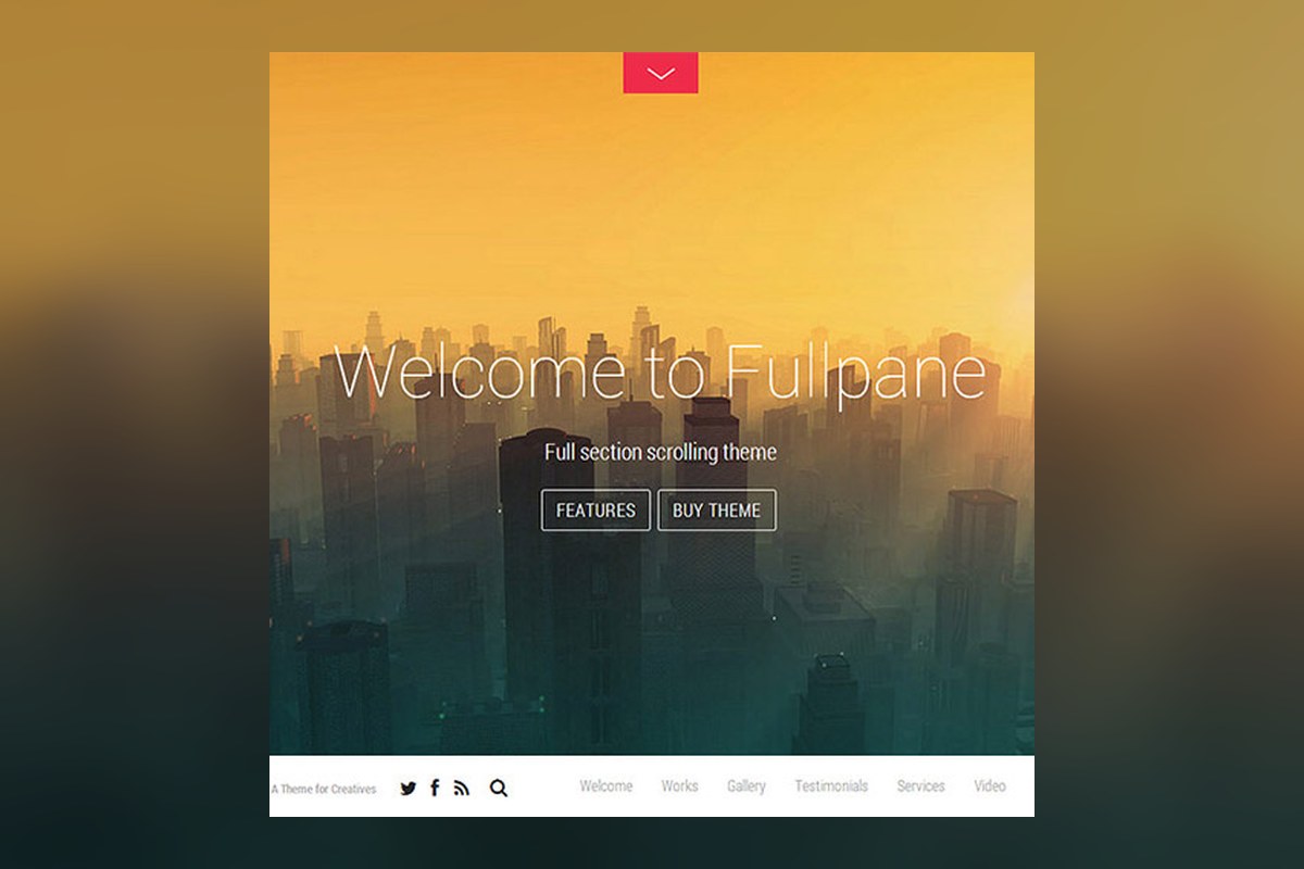 Themify Fullpane WordPress Theme theme preview
