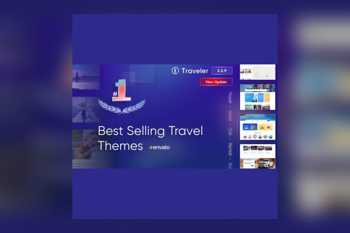 Traveler - Travel Booking WordPress Theme theme preview