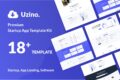 Uzino | Startup App Elementor Template Kit preview