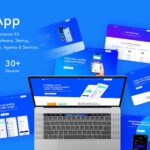 veApp – Mobile App & Startup Elementor Template Kit