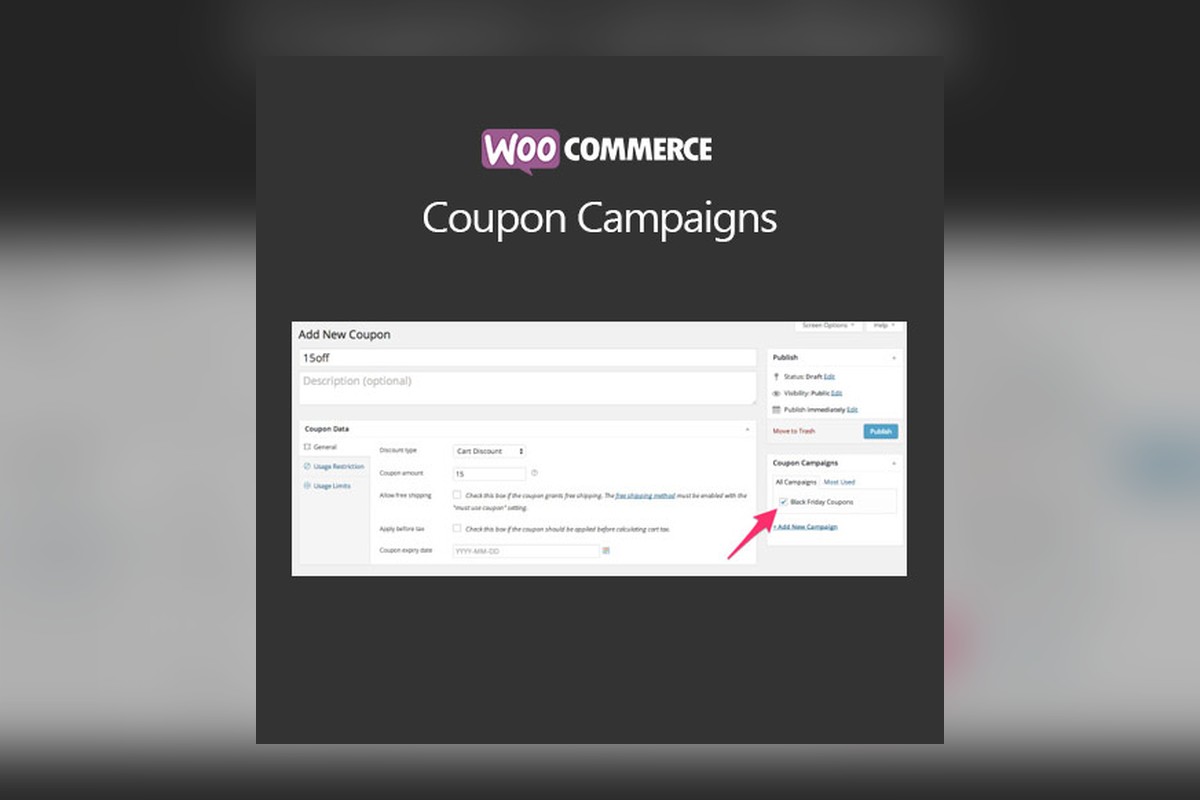 WooCommerce Coupon Campaigns & Tracking WordPress plugin