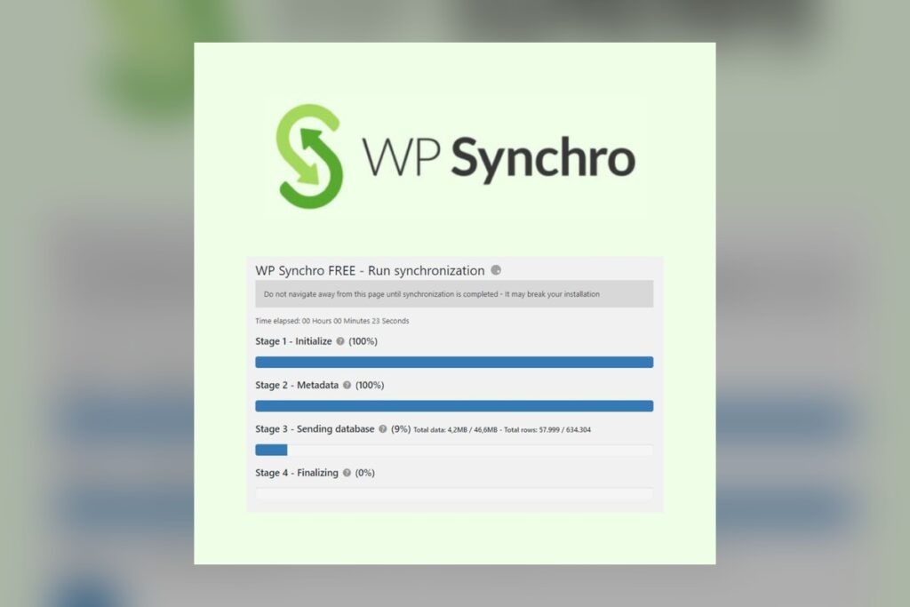 WP Synchro PRO WordPress plugin