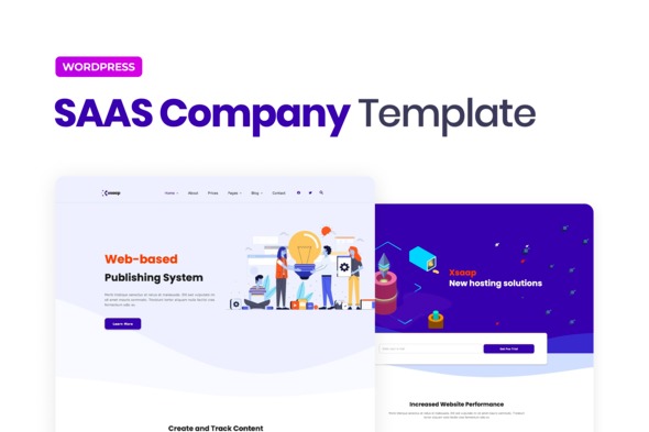 Xsapp – SAAS Company Elementor Pro Template Kit preview