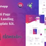 Xshapp – App Landing Elementor Template Kit