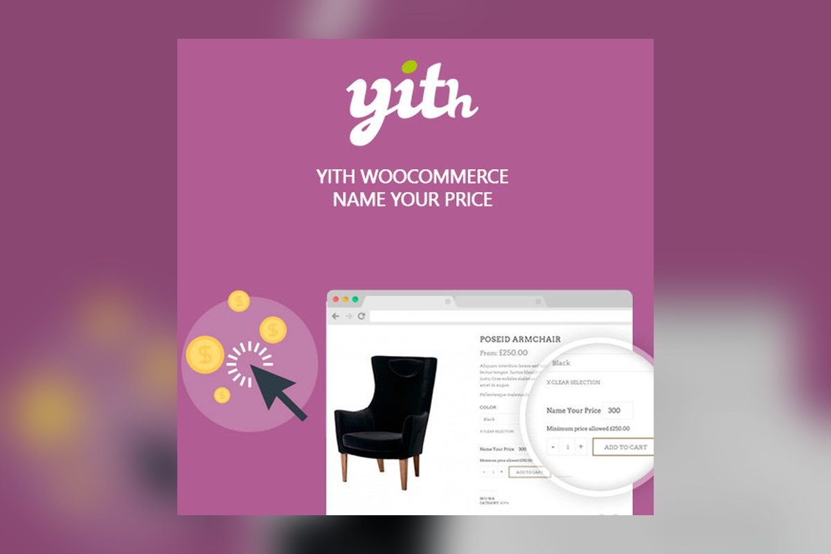 Yith Woocommerce Name Your Price WordPress plugin preview
